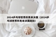 2014乒乓球世界杯男单决赛（2014乒乓球世界杯男单决赛回放）