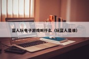 蓝人玩电子游戏叫什么（玩蓝人是谁）